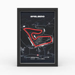 Austrian Grand Prix Red Bull Ring framed wall art front view